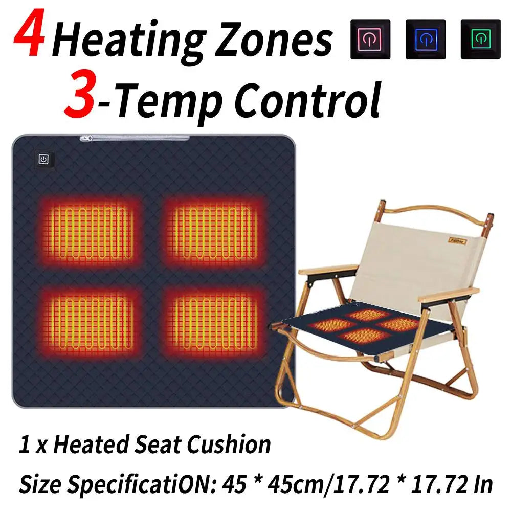 Winter Camping Electric Heating Sleeping Pad Three USB Temperature Settings