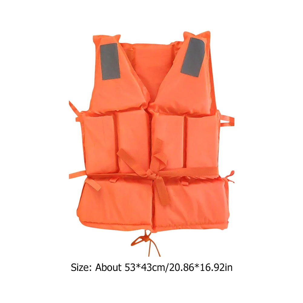 Shunmaii Fishing Life Jacket Survival Vest with Whistle for Adults