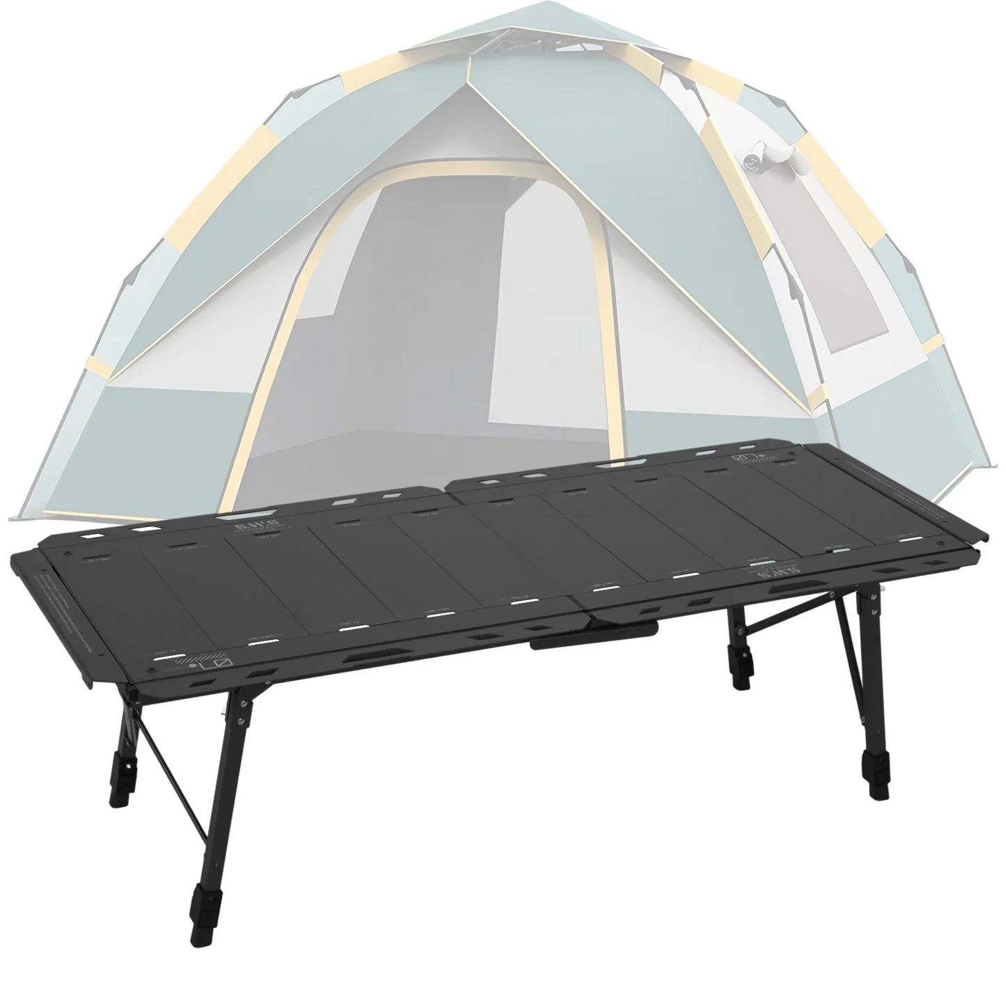 Foldable Camping Table 120kg Load Capacity Carry Bag