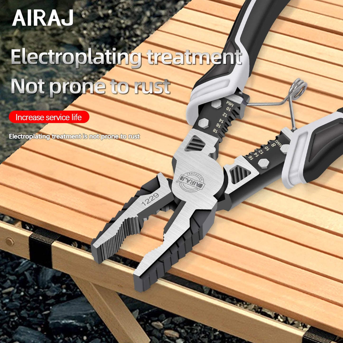 AIRAJ Multifunctional Pliers Set For Electrical Work And Wiring