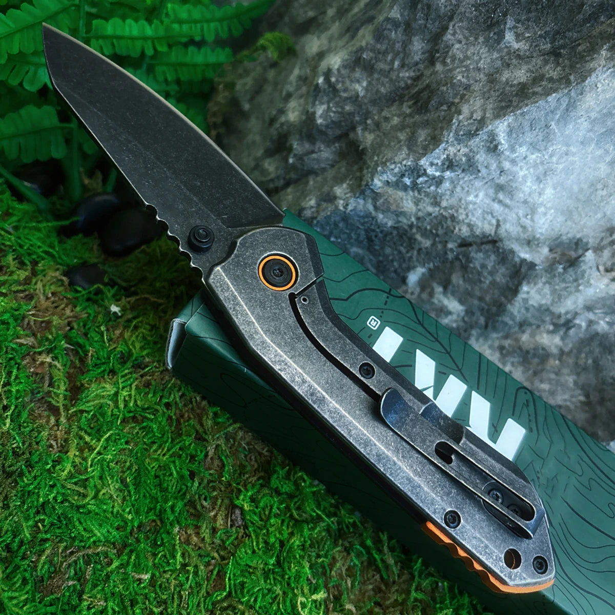EDC Folding Pocket Knife With G10 Handle For Survival
