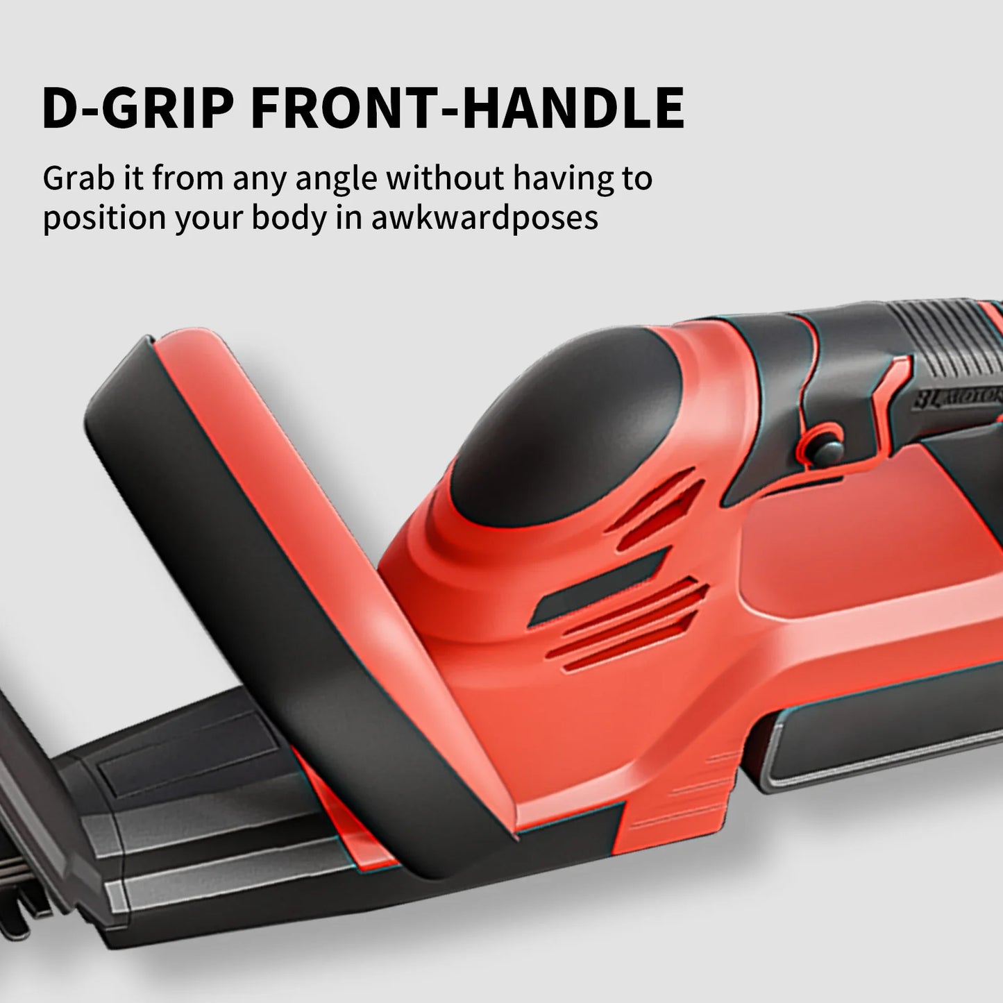 Cordless Hedge Trimmer With Battery Charger For Yard Garden Care