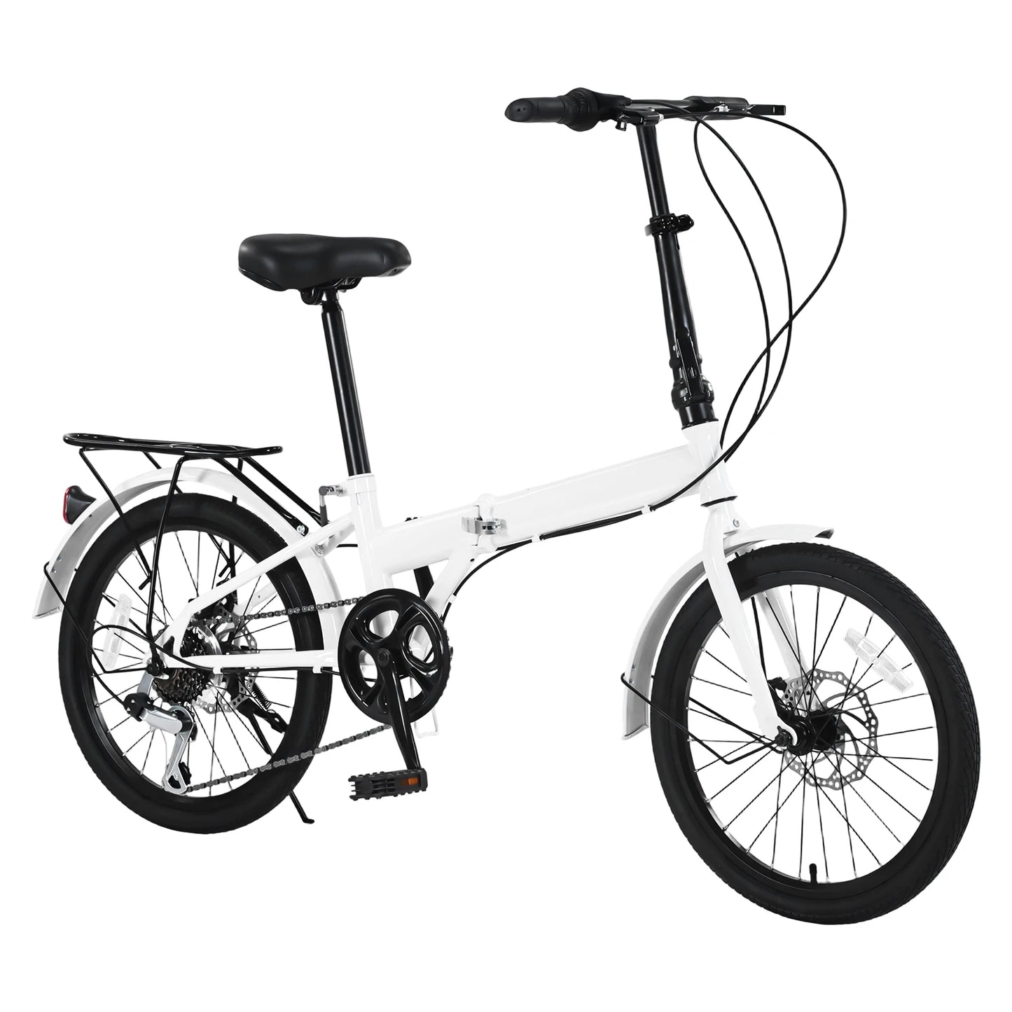 Adult Foldable Bicycle Disc Brake With 7 Speed Gears
