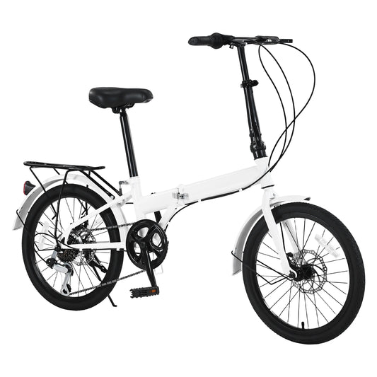 Adult Foldable Bicycle Disc Brake With 7 Speed Gears