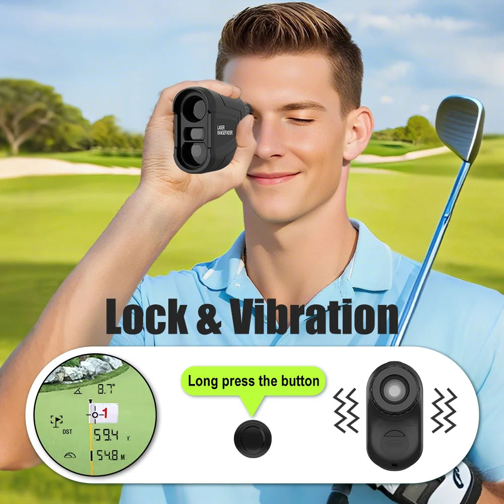 BOAYAL Golf Range Finder 1200 Yards 6X Magnification With Slope