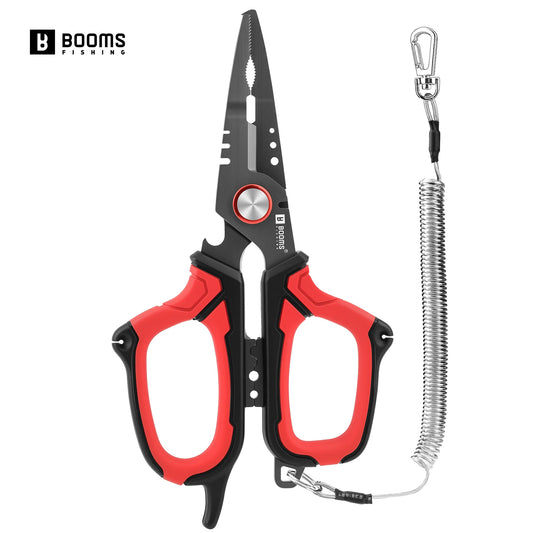 Booms Fishing H07 Stainless Steel Pliers For Fishing Split Ring Hook Remover