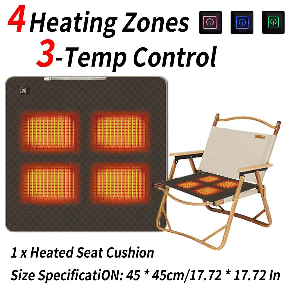 Winter Camping Electric Heating Sleeping Pad Three USB Temperature Settings