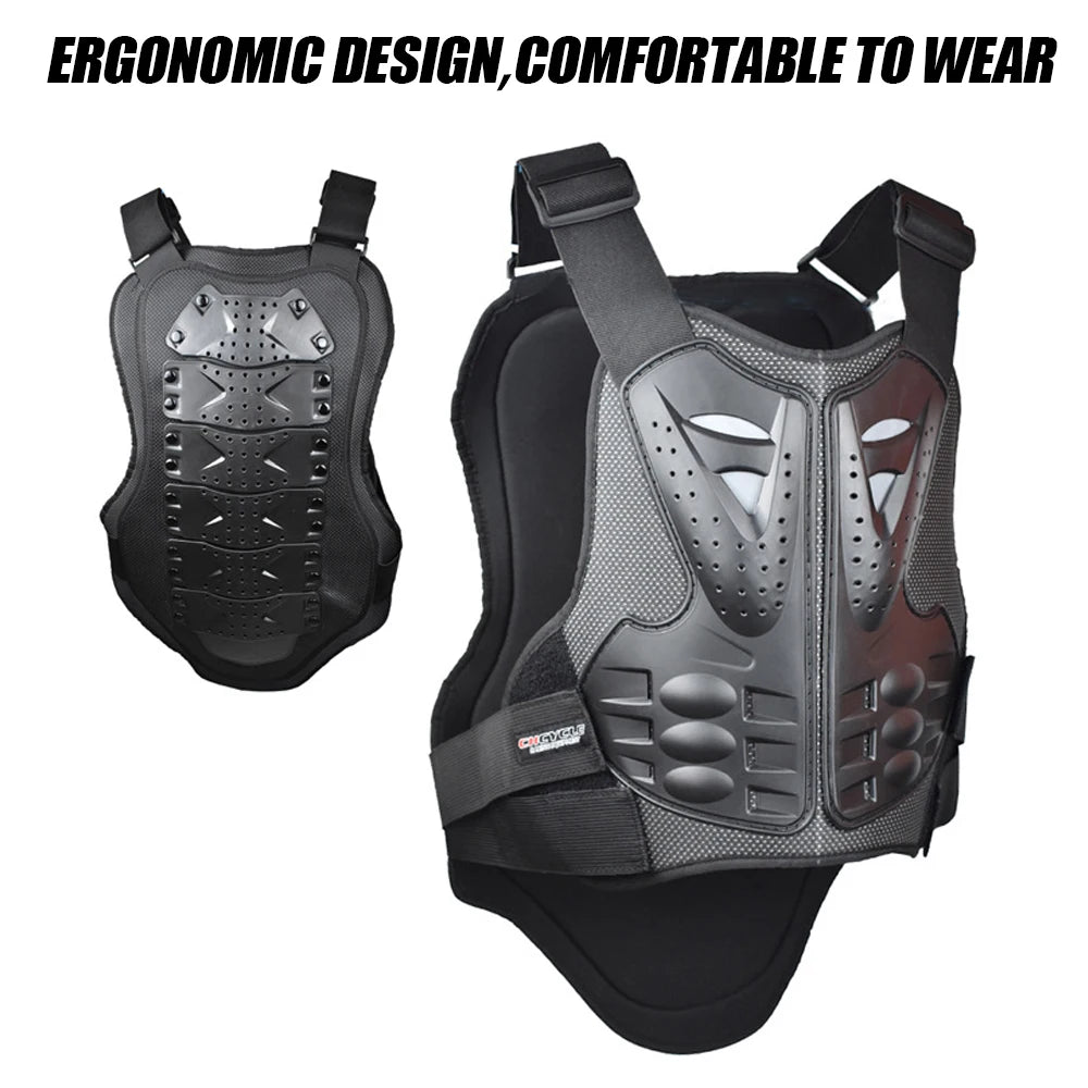 NONECN Motorcycle Dirt Bike Body Armor Chest Back Protection Vest