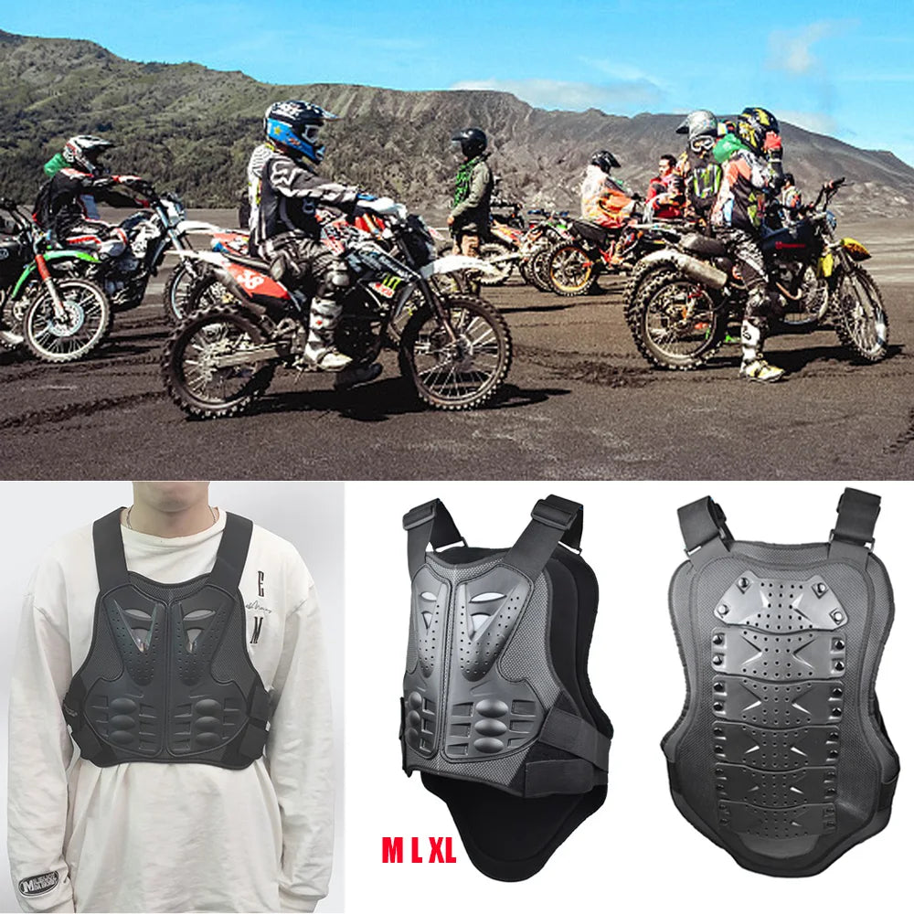 NONECN Motorcycle Dirt Bike Body Armor Chest Back Protection Vest