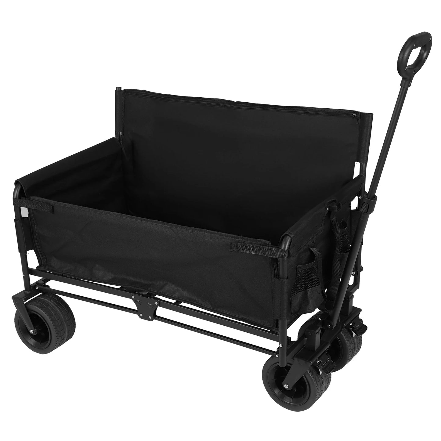 Collapsible Wagon Cart Heavy Duty 265LBS Utility Grocery Cart With Wheels