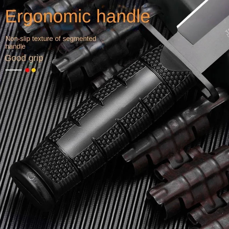 NONEDIY 7CR Steel Survival Knife With Illuminated Sheath And Compass