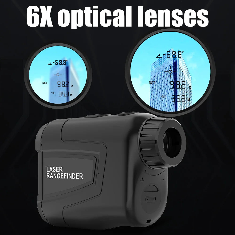 BOAYAL Golf Range Finder 1200 Yards 6X Magnification With Slope