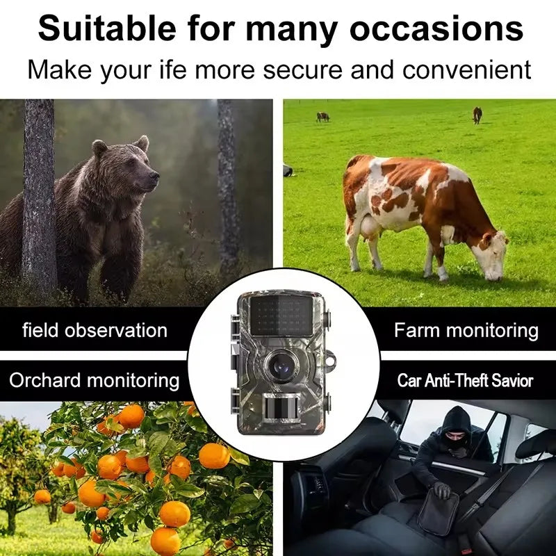 Hunting Camera Infrared Night Vision 16MP 1080P IP66 Waterproof