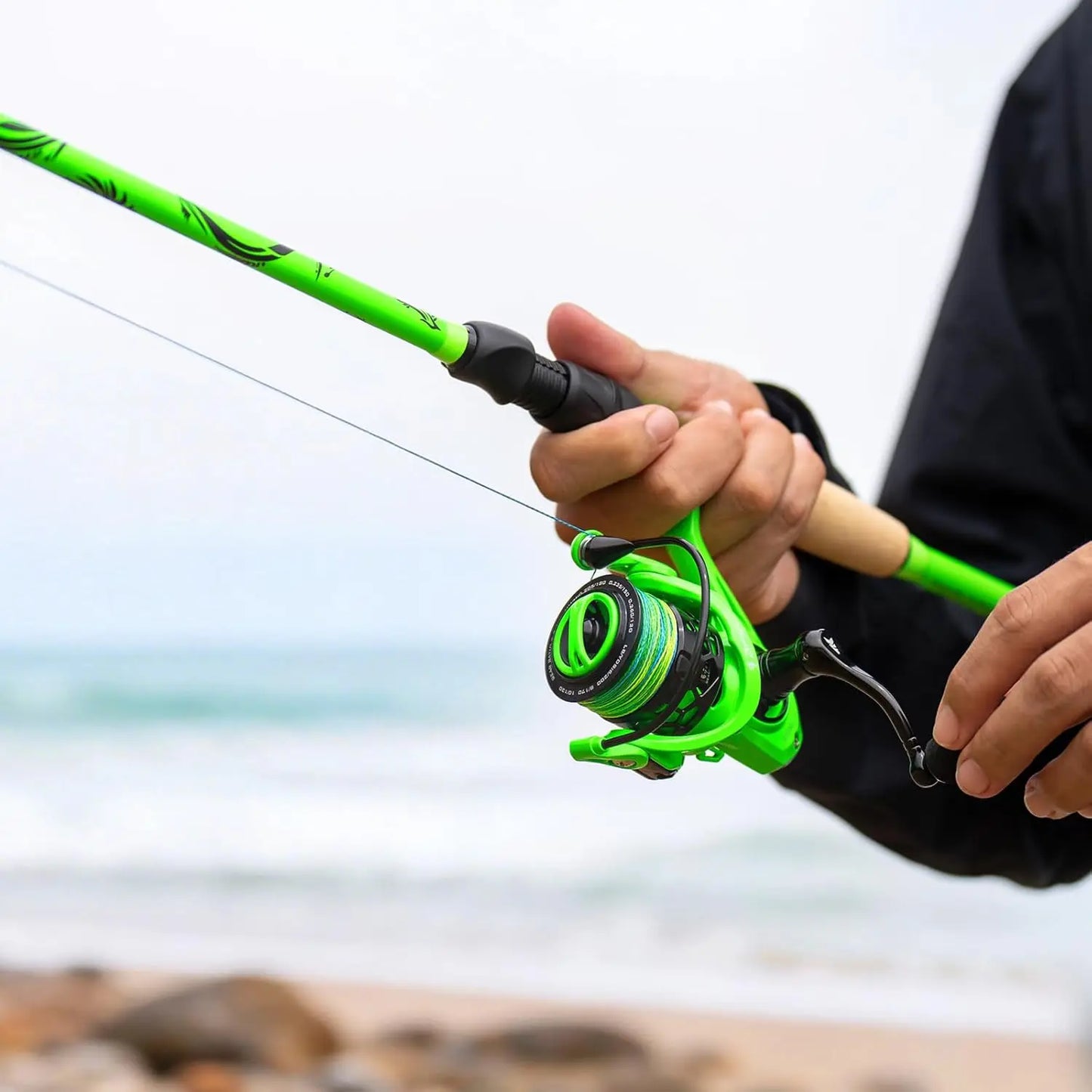 Versatile IM6 Graphite Fishing Rod And Reel Combo KastFlex Tech