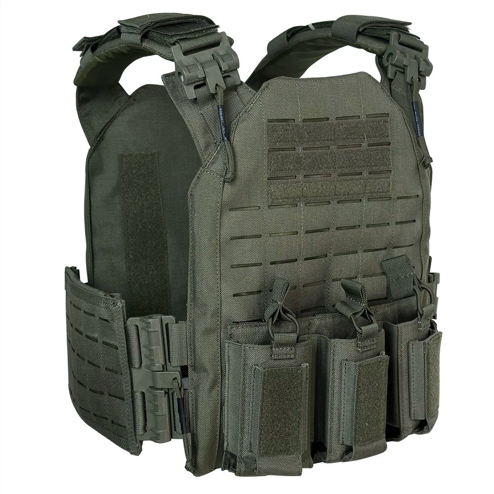 NONECN 1000D Nylon Tactical Vest With Triple Magazine Pouches