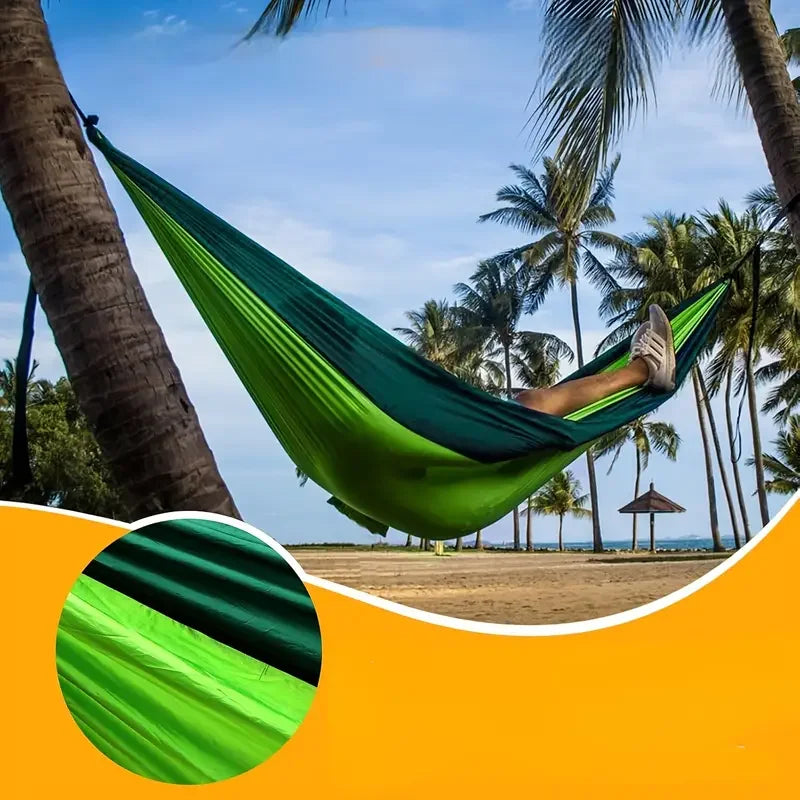 Outdoor Camping Hammock Parachute Nylon Portable Lightweight For Travel