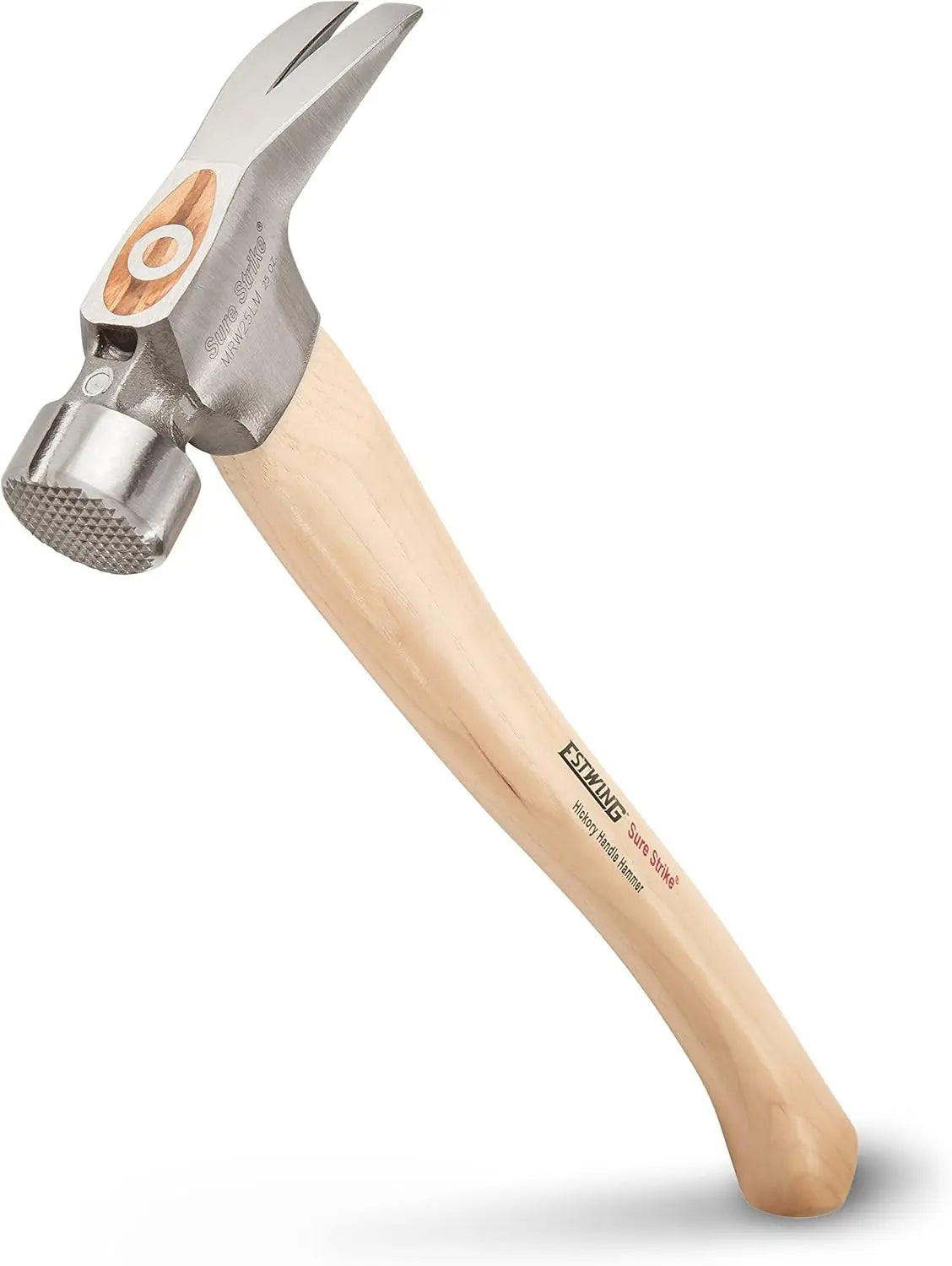 NONEDIY Framing Hammer With Milled Face Hickory Handle