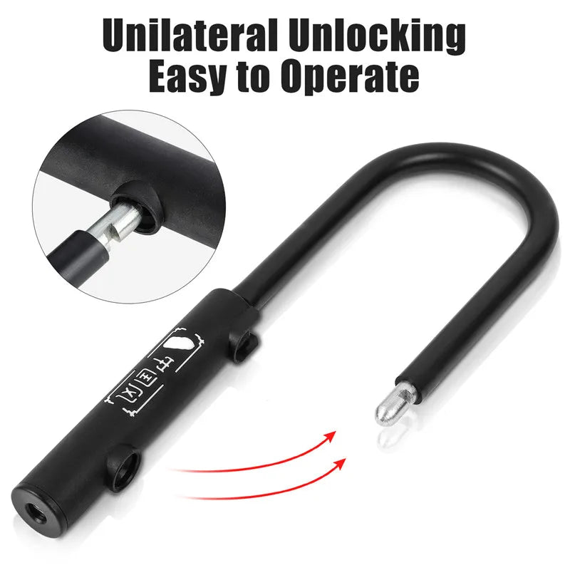 West Biking U Lock For Bicycle And Motorcycle Security
