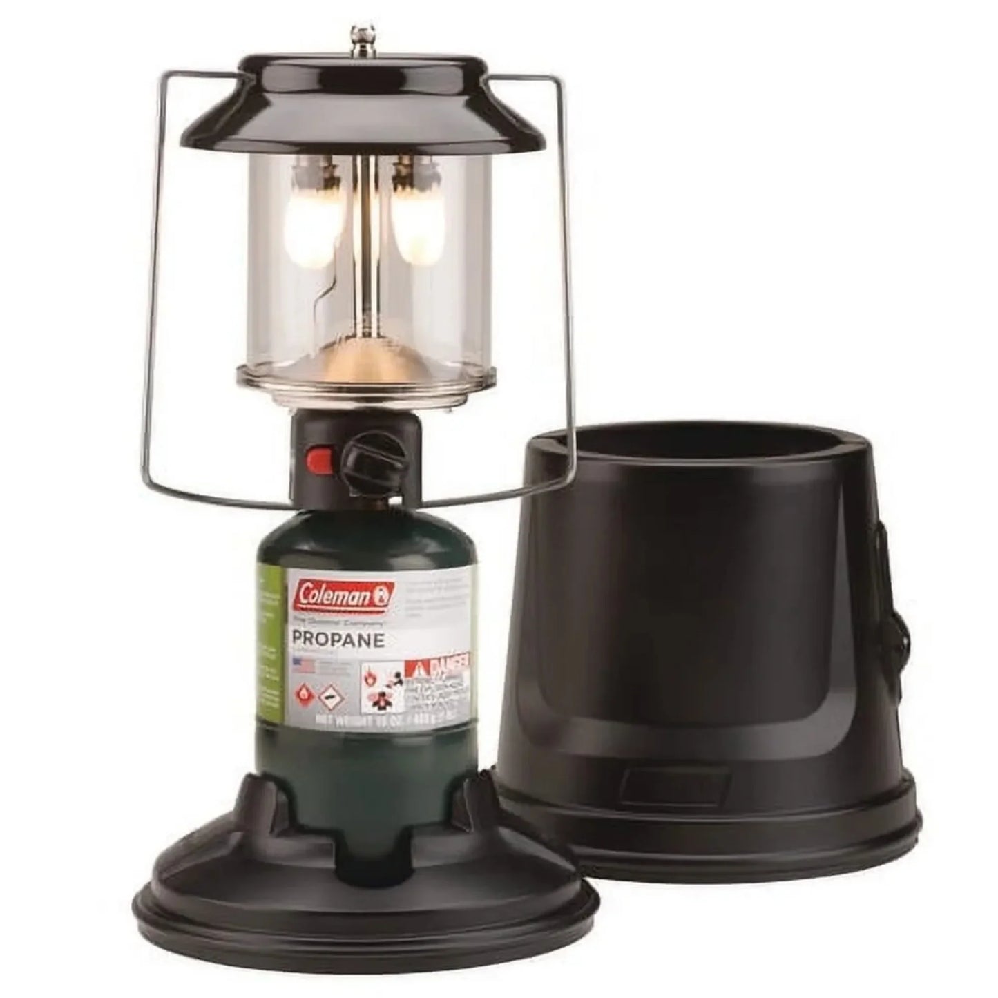 Quick-Pack 810 Lumens 2-Mantle Propane Lantern With Carry Case