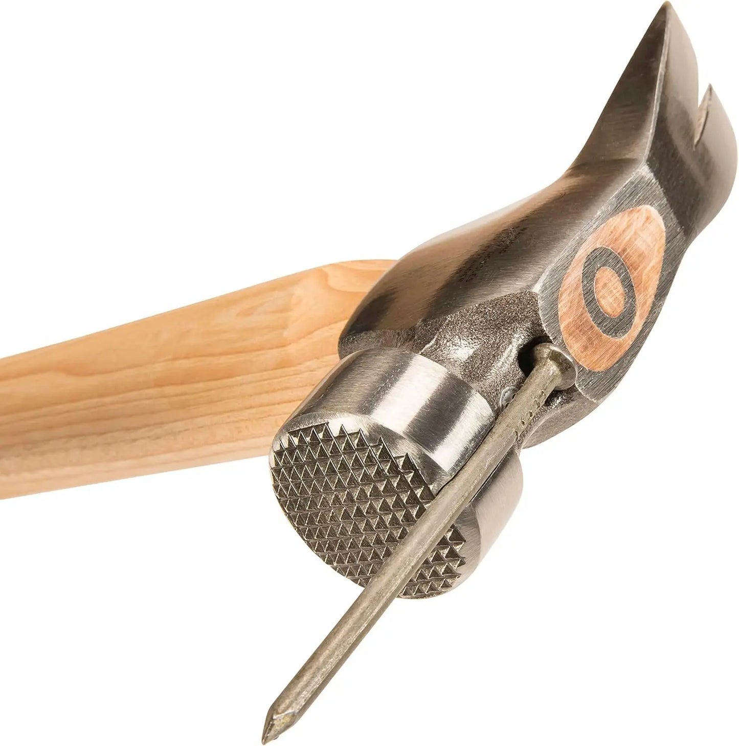 NONEDIY Framing Hammer With Milled Face Hickory Handle