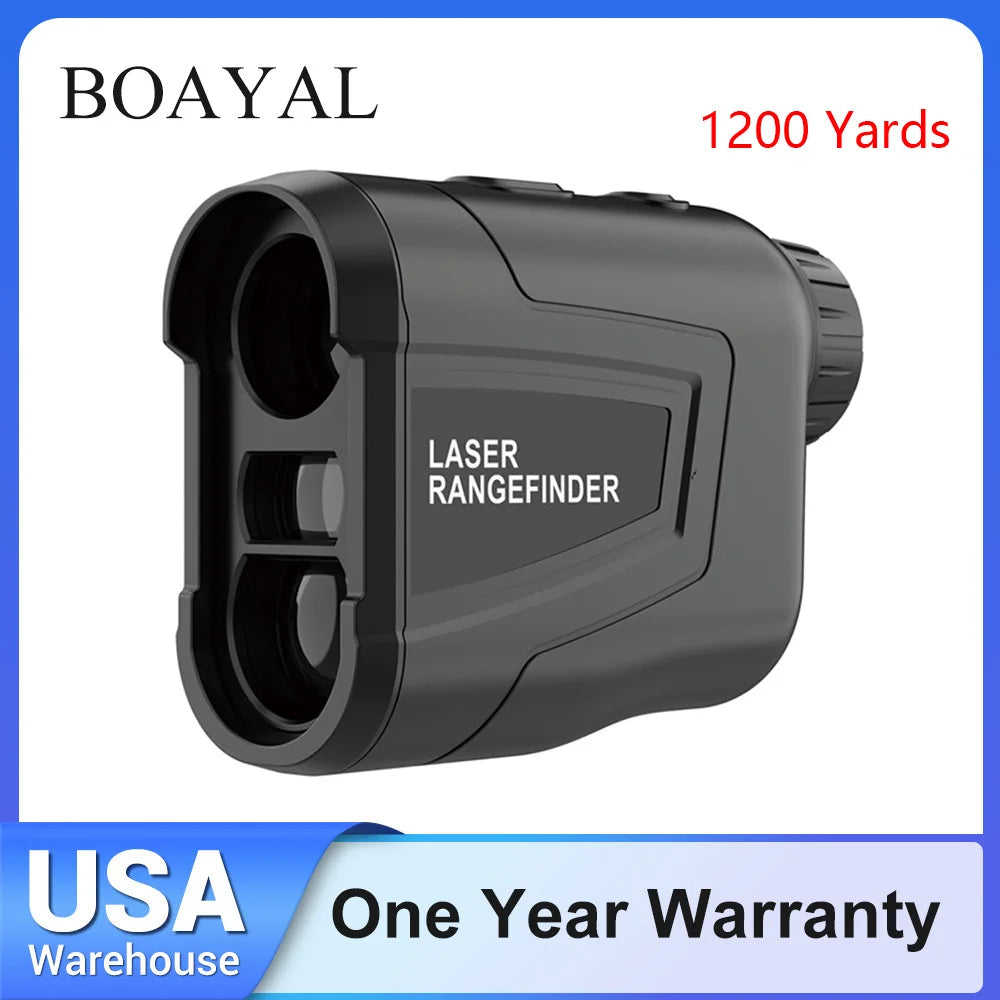 BOAYAL Golf Range Finder 1200 Yards 6X Magnification With Slope