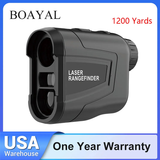 BOAYAL Golf Range Finder 1200 Yards 6X Magnification With Slope
