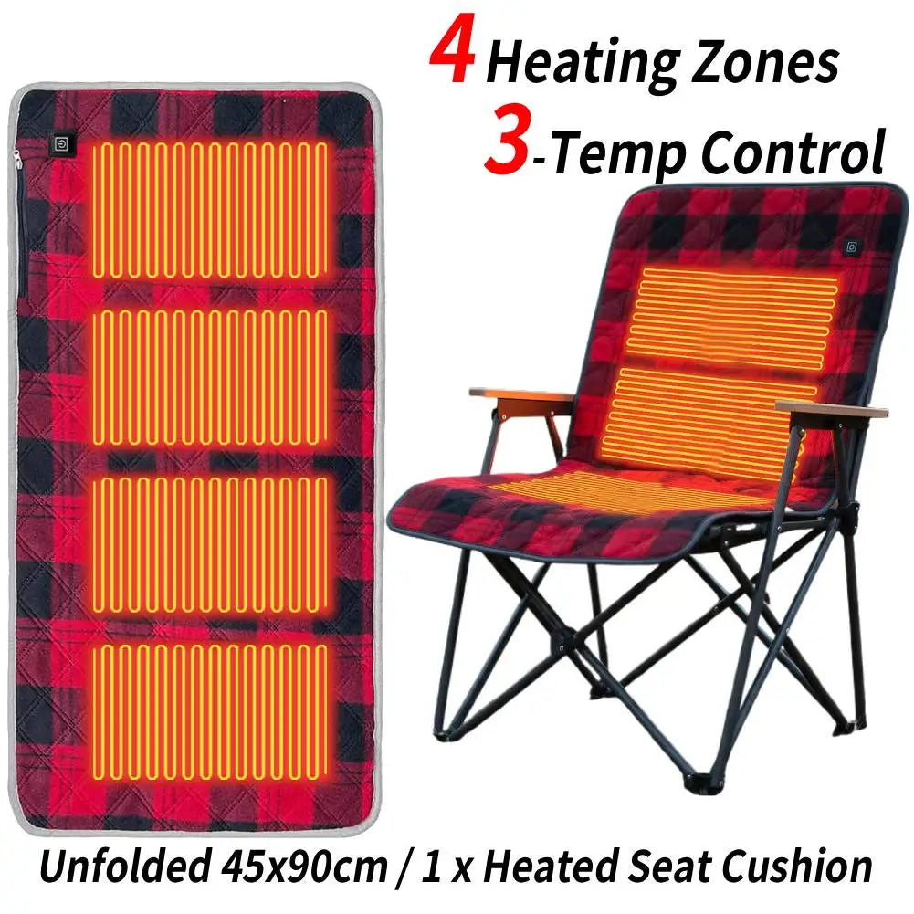 Winter Camping Electric Heating Sleeping Pad Three USB Temperature Settings