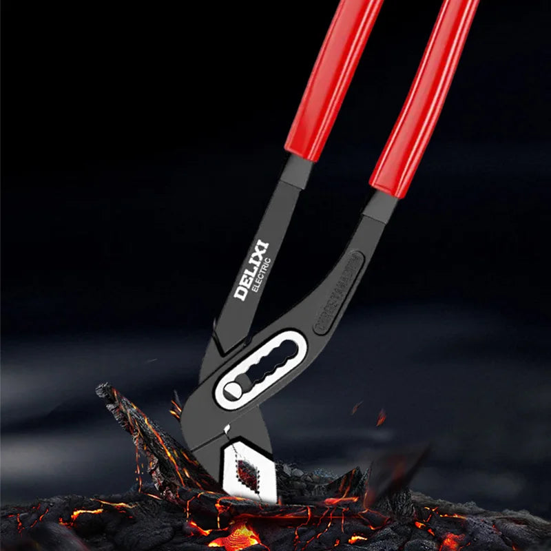NonediY Delixi Electric Water Pump Pliers Set Adjustable