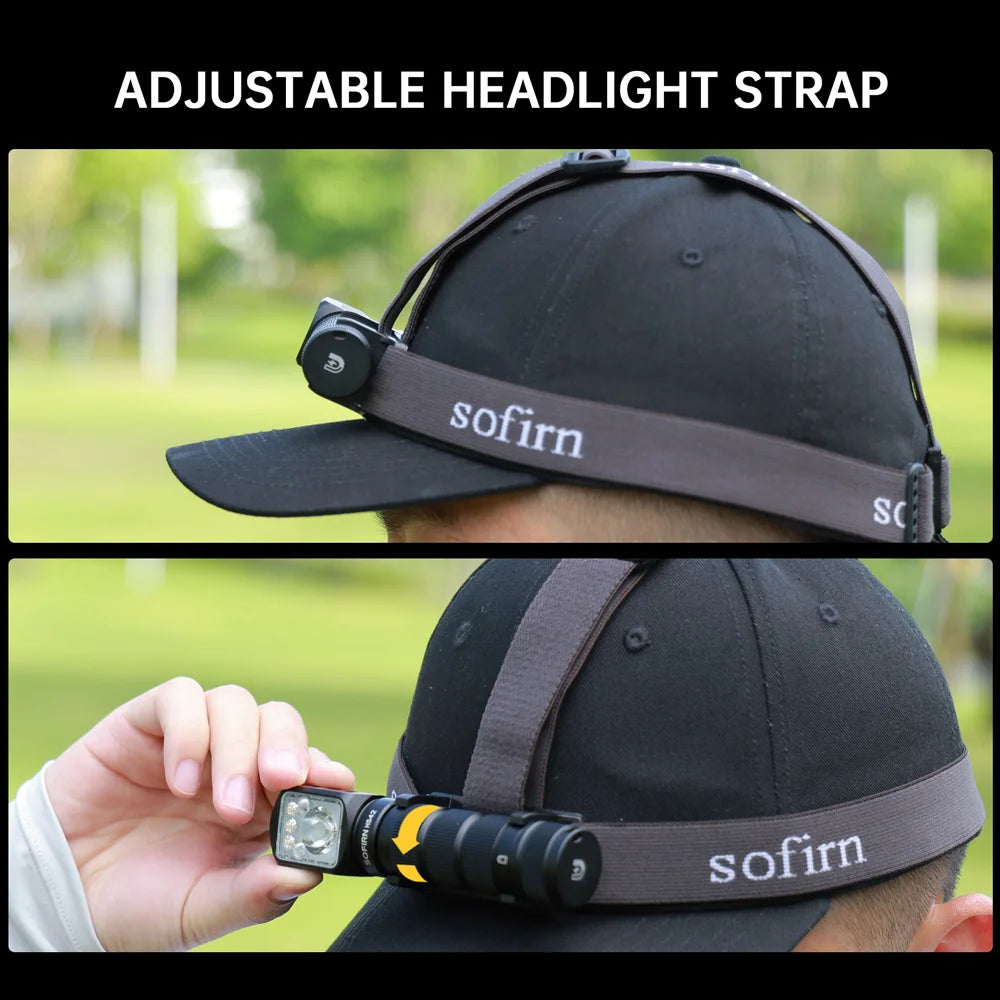 Sofirn HS42 2100lm USB C Rechargeable Headlamp For Camping