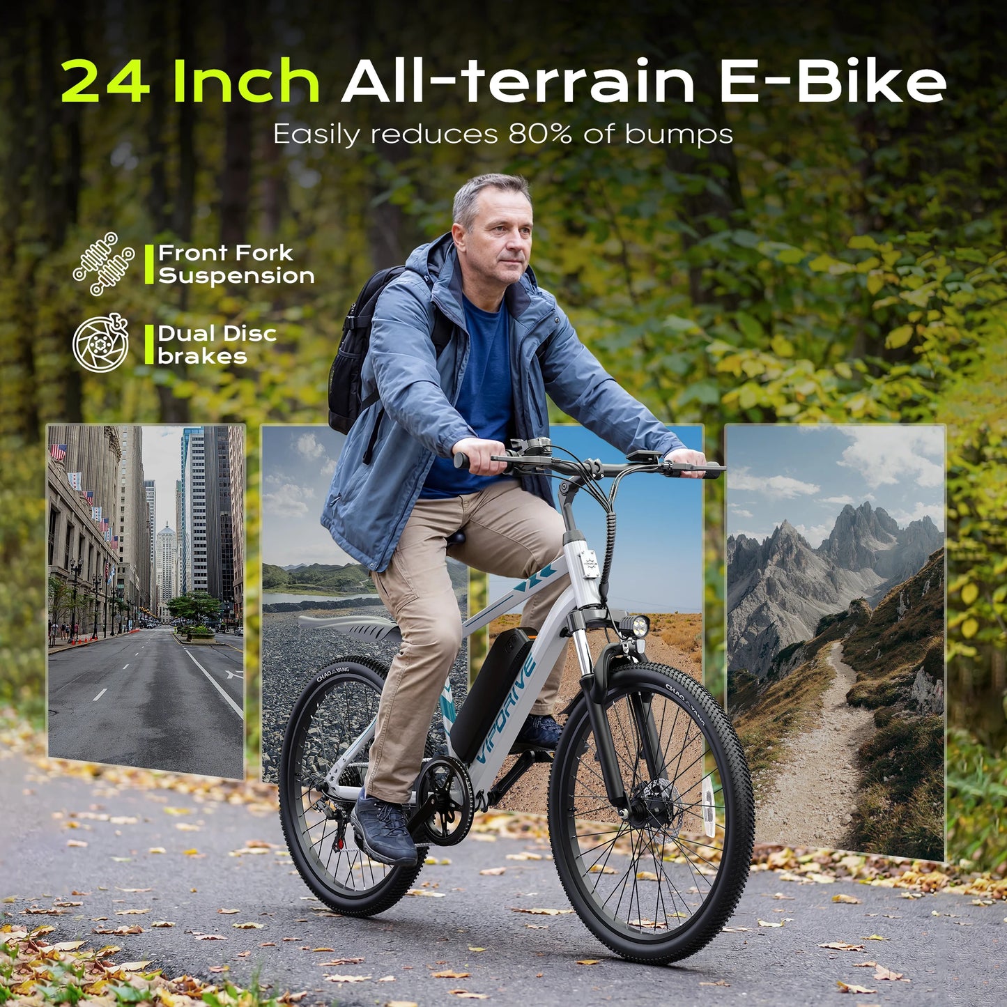 VIPDRIVE Rover 1.1 Electric Mountain Bike 750W Peak Power