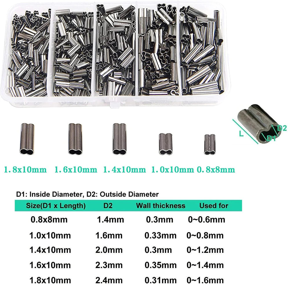 JSHANMEI Crimping Pliers Kit for Fishing Steel Wire Cutting
