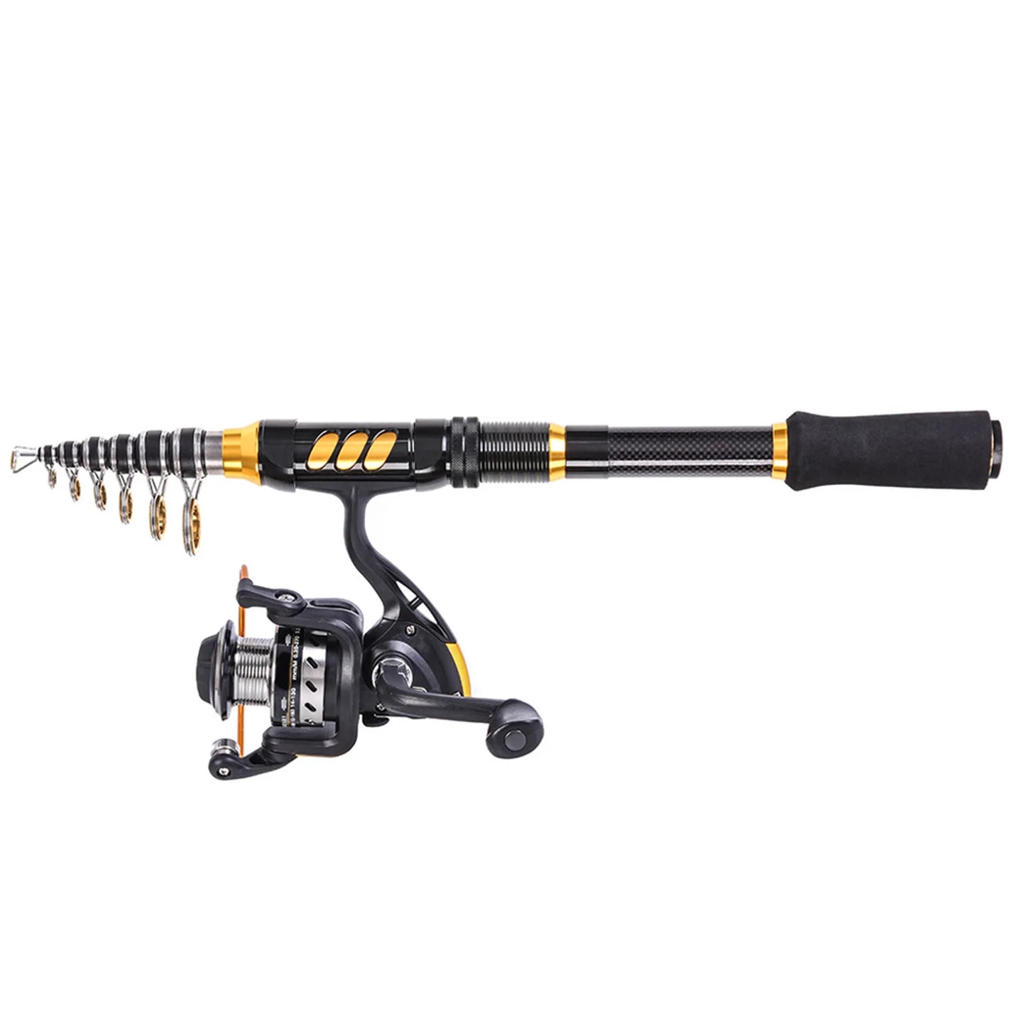 Telescopic Fishing Rod And Reel Combo 2 Piece With Line