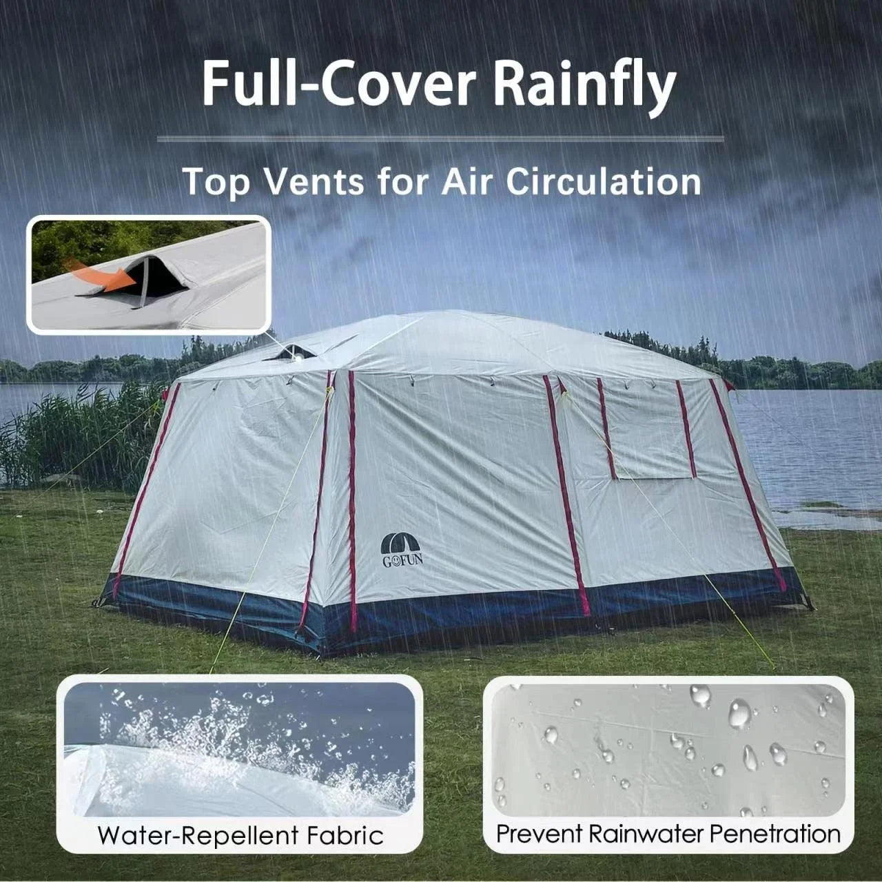 YTYIN Camping Tent Accessories For Outdoor Hiking Gear