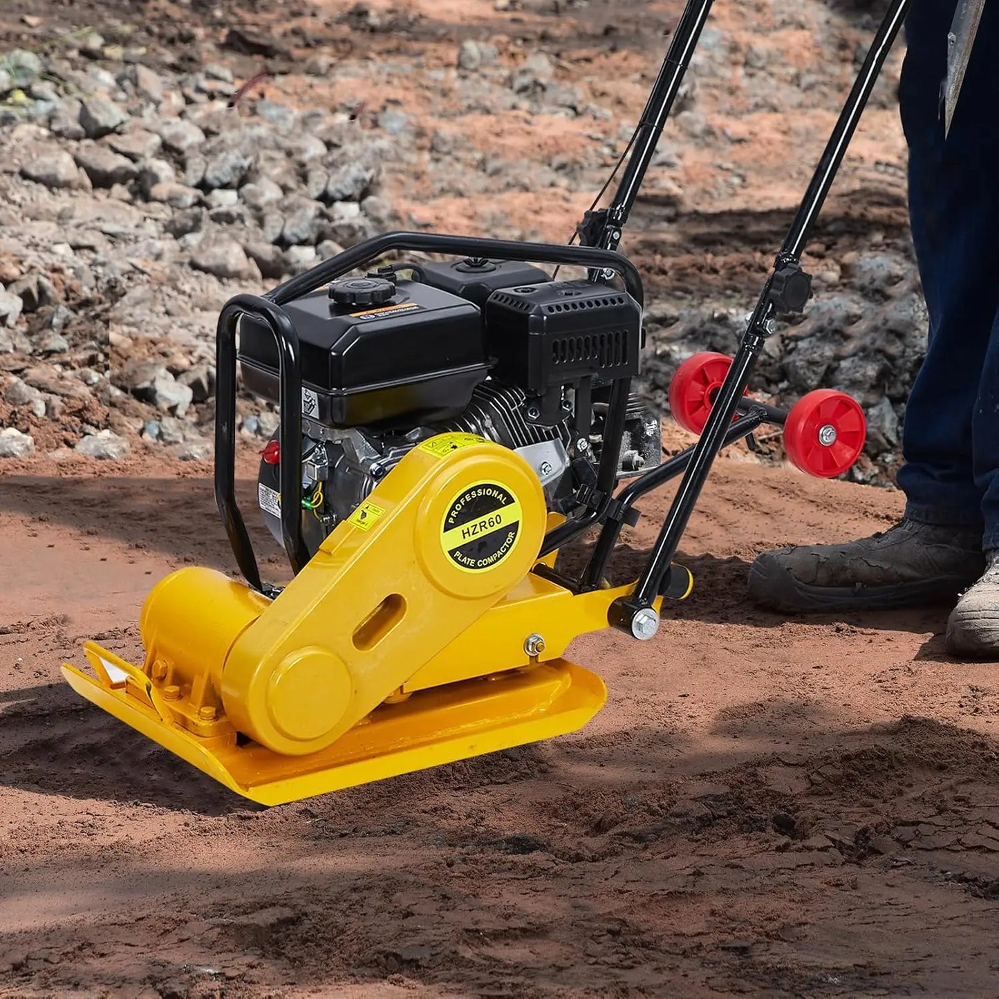 Twister CK Plate Compactor 7HP 212cc Gas Engine 4200 Lbs