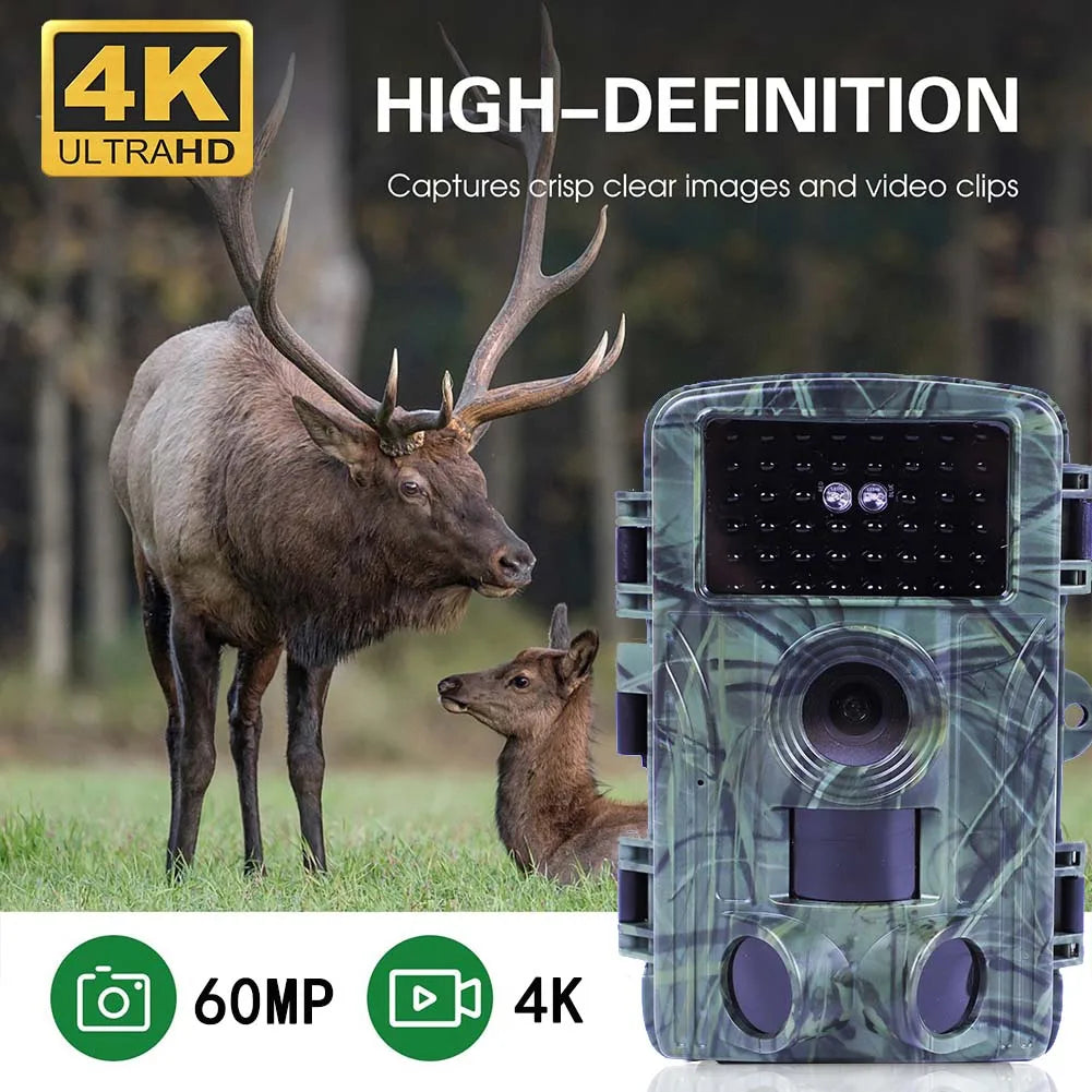 LEEDOAR Outdoor Wireless Trail Camera 4K WiFi Night Vision Hunting