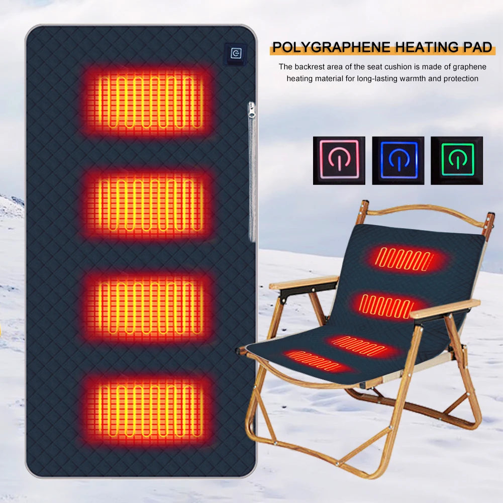 Winter Camping Electric Heating Sleeping Pad Three USB Temperature Settings