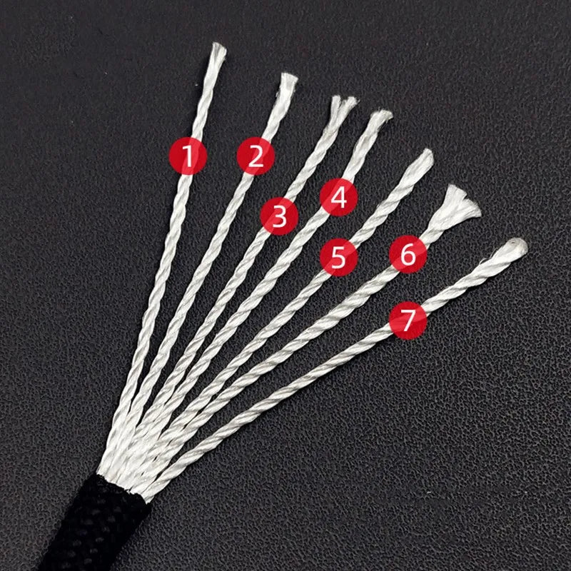 XGFY 7-Core 550 Paracord Parachute Cord Outdoor Survival Rope