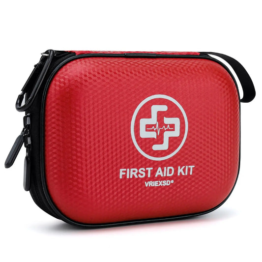 First Aid Kit 150 Piece Waterproof Hard Shell For Home Car Travel