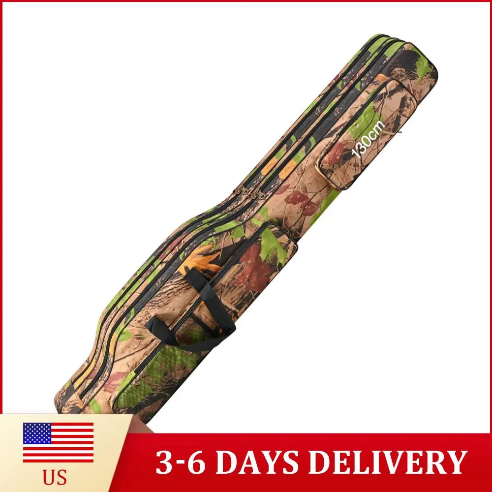 Waterproof Fishing Pole Storage Bag for Tackle and Reels