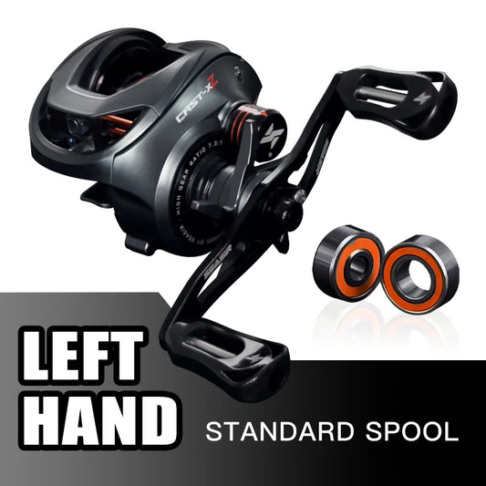 SeaSir Cast X2 Baitcasting Reel 7.3:1 Hybrid Ceramic Bearing