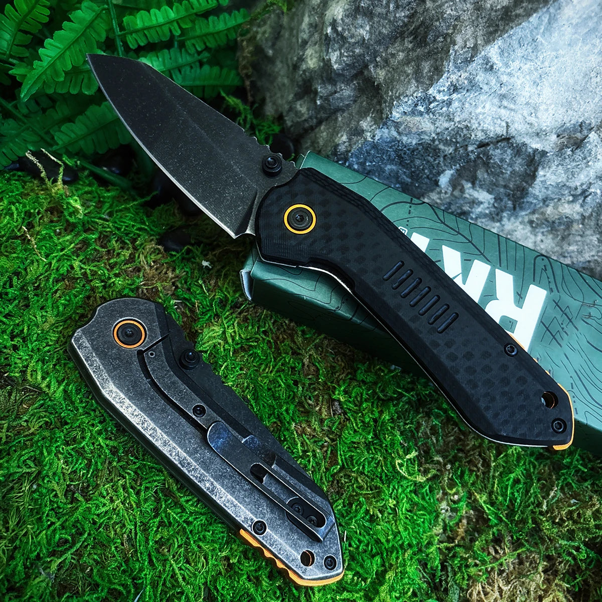 EDC Folding Pocket Knife With G10 Handle For Survival