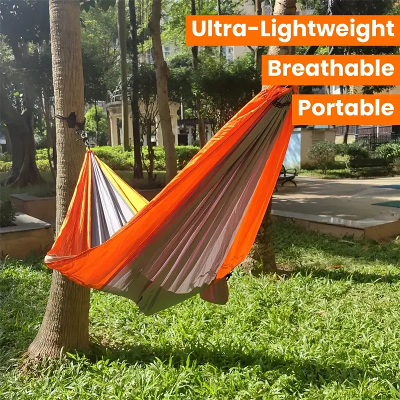 Outdoor Camping Hammock Parachute Nylon Portable Lightweight For Travel