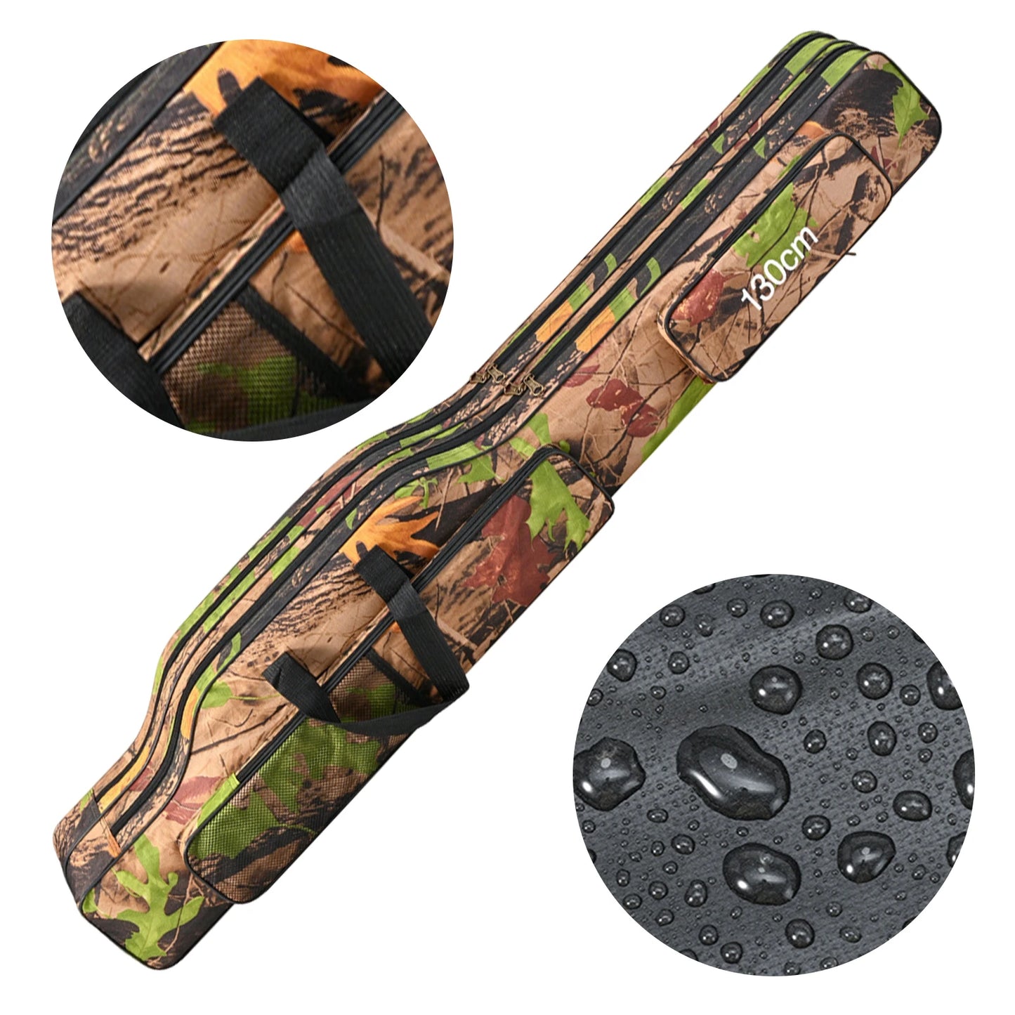 Waterproof Fishing Pole Storage Bag for Tackle and Reels