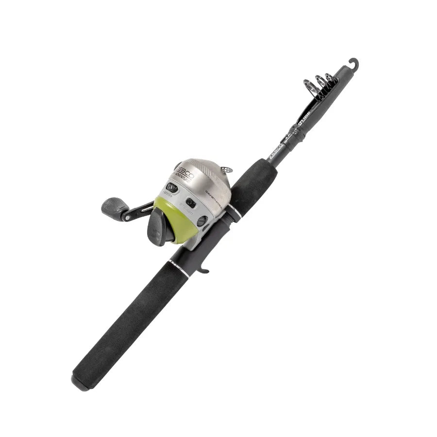 Spincast Reel and 2 Piece Fishing Rod and Tackle Combo