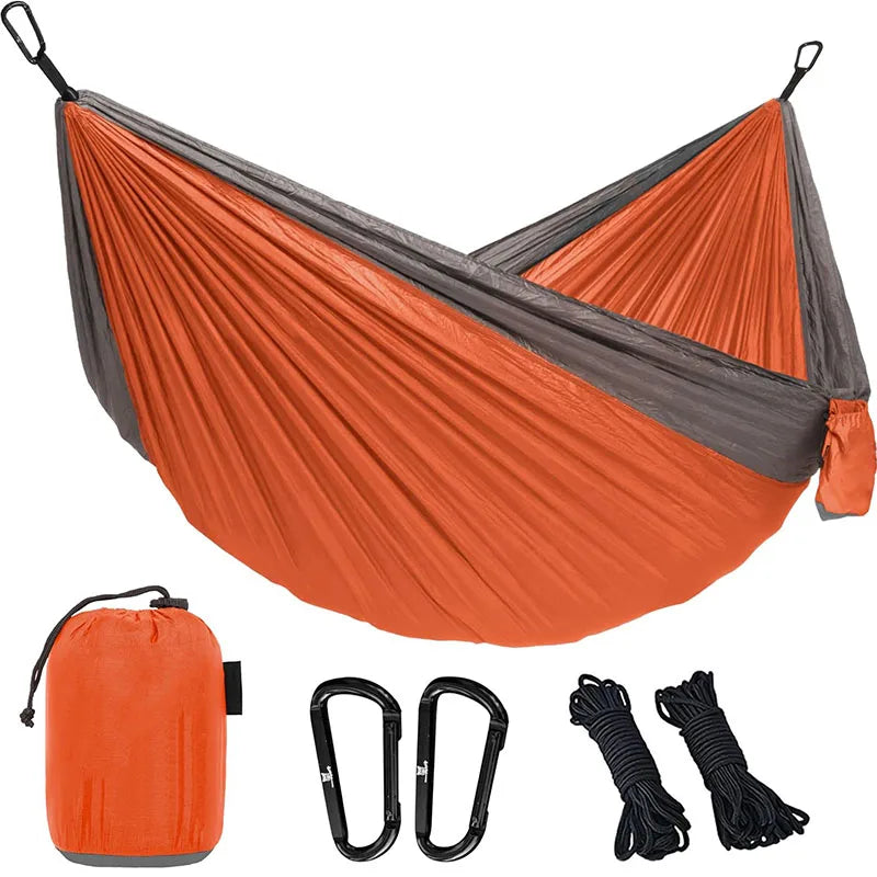 Outdoor Camping Hammock Parachute Nylon Portable Lightweight For Travel