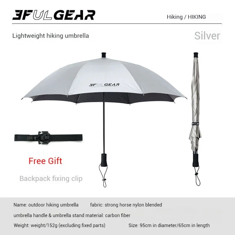 3F UL GEAR Ultralight Outdoor Hiking Umbrella Carbon Fiber Rainproof