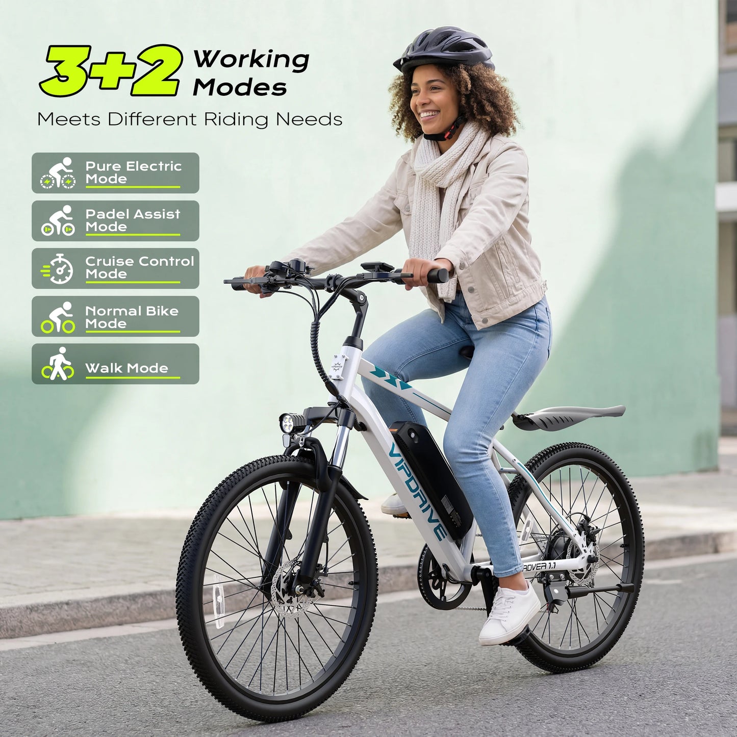 VIPDRIVE Rover 1.1 Electric Mountain Bike 750W Peak Power