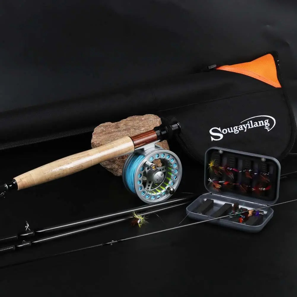 Complete Fly Fishing Rod And Reel Combo Kit