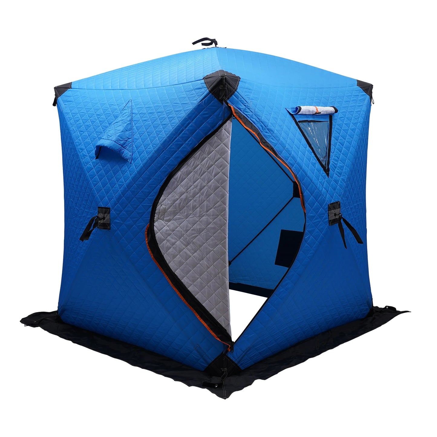 Ice Fishing Insulated Tent 1-2 Person Shelter Portable Windproof Camping Storage