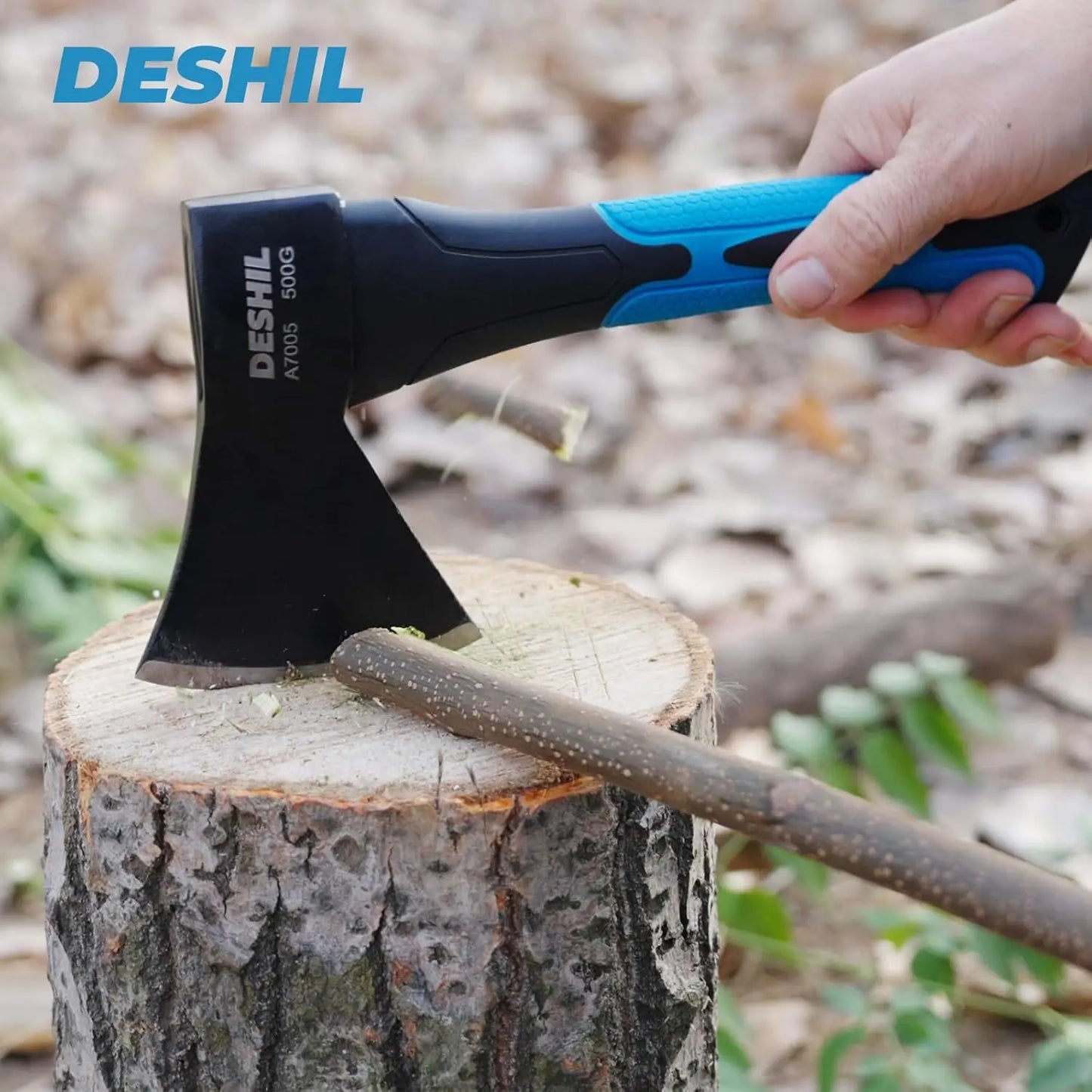 Outdoor Hatchet With Forged Carbon Steel Head And Anti Slip Fiberglass Handle